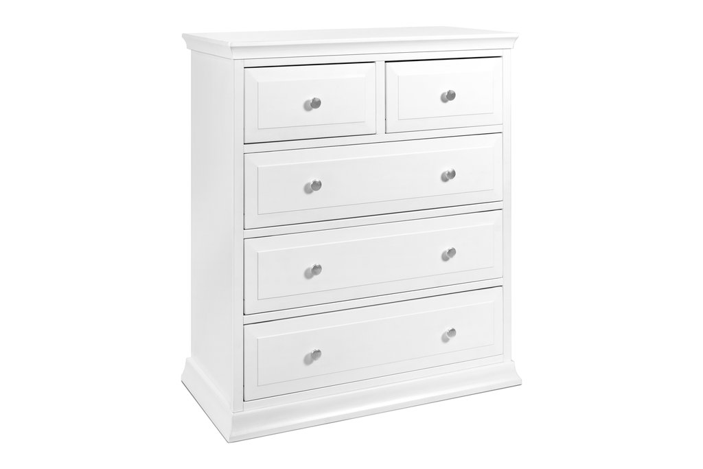 Davinci Signature 5 Drawer Tall Dresser White Your One Stop