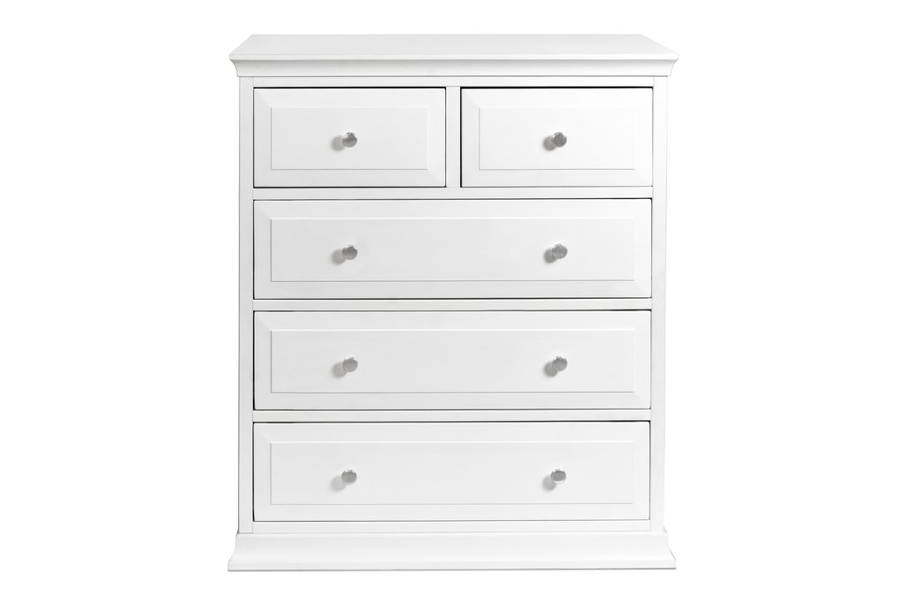 Davinci Signature 5 Drawer Tall Dresser White Your One Stop
