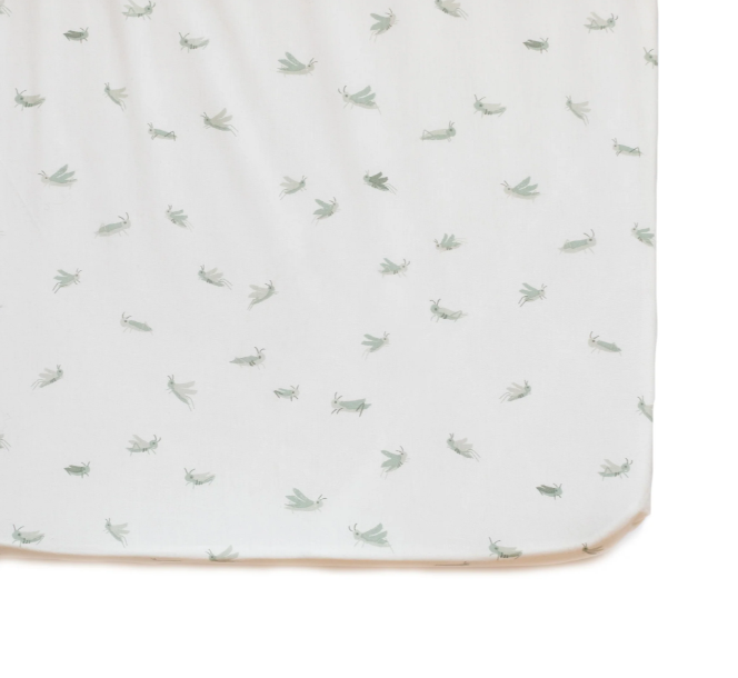 Crib Sheet - Bugs Gentle Grasshopper | Your one-stop baby shop